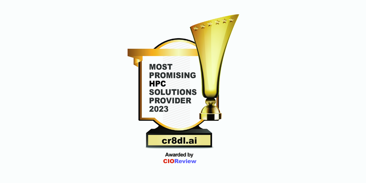 CR8DL Awarded Most Promising HPC Solutions Provider 2023
